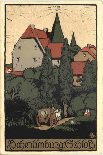 Hohenlimburg Schloss - Steinzeichnung - Hagen