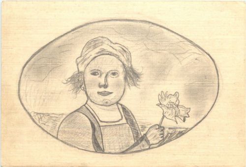 Künstler AK handgemalt - Bayrischer Blumentag 1913