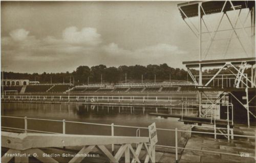 Frankfurt Oder - Stadion Schwimmbassin