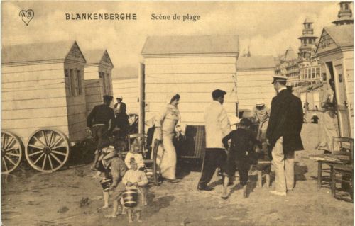 Blankenberghe - Scene de plage