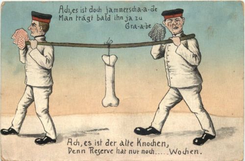 Humor - Militaria - Der alte Knochen