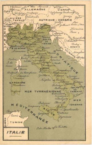 Landkarte - Italie