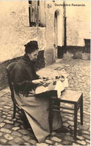 Dentelliere flamande - Klöppeln