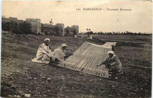 Marrakech - Tisserands Marocains