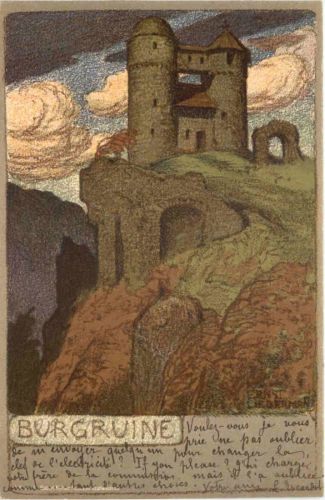 Künstler Ak Liebermann - Burgruine