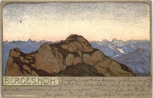 Künstler Ak Liebermann - Bergeshöh