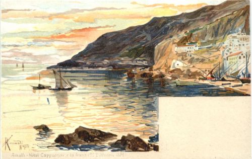 Amalfi - Hotel Cappuccini - Litho