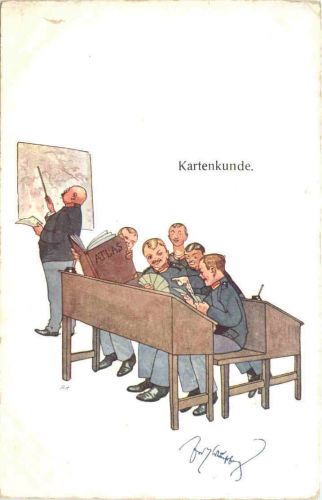 Künstler Ak - Humor Österreich