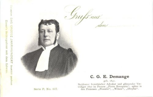 C. G. E. Demange - Advokat