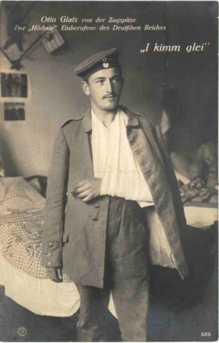 Otto Glatz von der Zugspitze