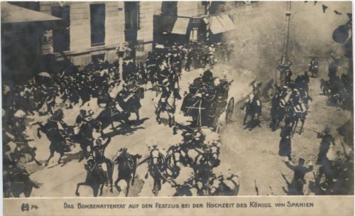 Bombenattentat auf den Festzug des Königs von Spanien