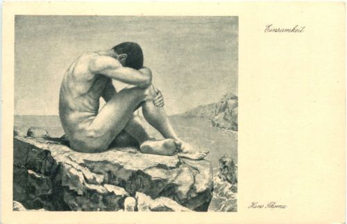 Künstler Ak Hans Thoma - Einsamkeit