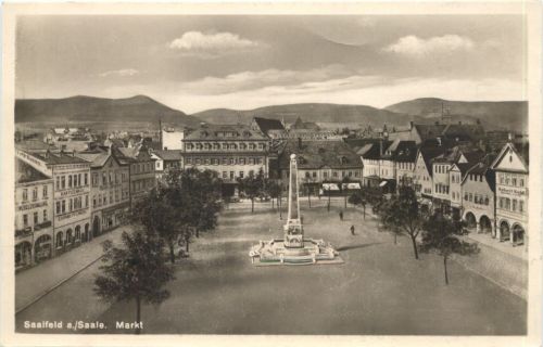 Saalfeld Saale - Markt