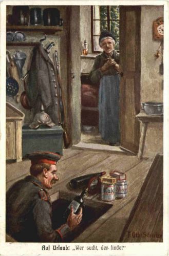 WW1 Humor - Feldpost Flieger Ersatz