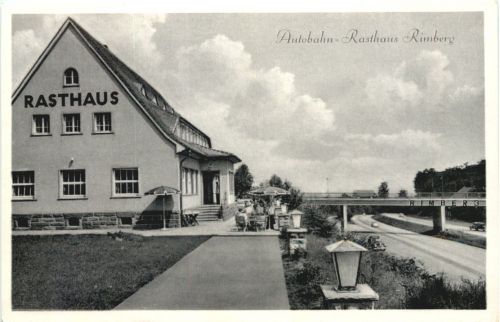 Autobahn Rasthaus Rimberg über Hersfeld
