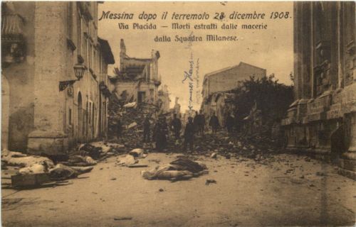 Messina dopo il terremoto 1908