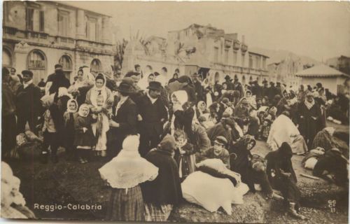 REggio Calabria dopo il terremoto del 1908