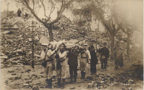 Messina dopo il terremoto del 1908