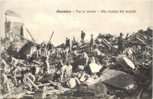 Messina dopo il terremoto del 1908
