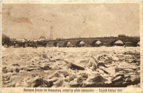 Regensburg - Eisstoss 1929
