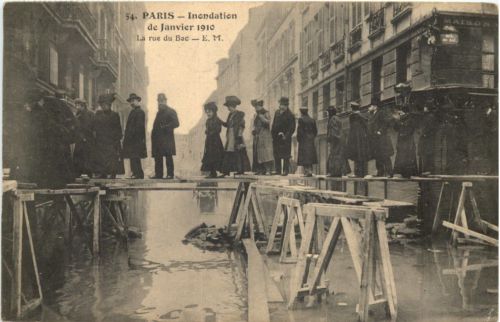 Paris - IInondation de Seine 1910