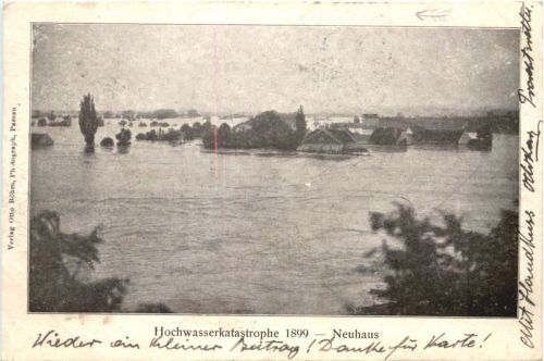 Neuhaus - Hochwasserkatastrophe 1899