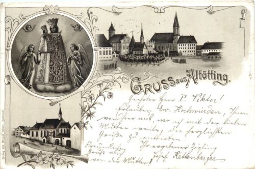Gruss aus Altötting - Litho