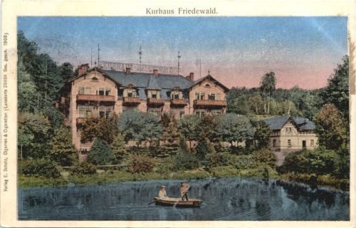 Moritzburg - Kurhaus Friedewald - Lunakarte