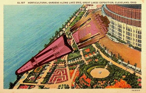 Cleveland - Great Lake Exopsition 1936 - Mit Metallnadel