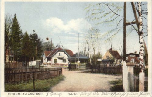 Riederau bei Diessen am Ammersee - Bahnhof