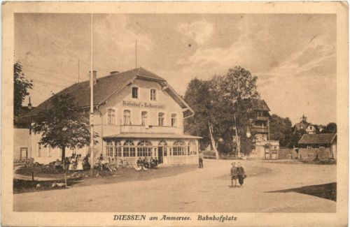 Diessen am Ammersee - Bahnhofplatz