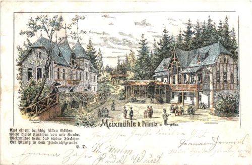 Pillnitz - Meixmühle - Litho