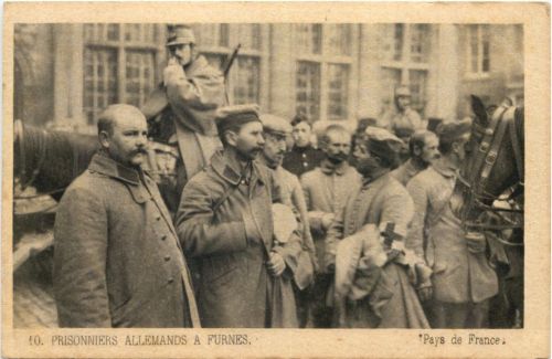 Prisonniers Allemands a Furnes