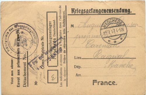 Gefangenlager Meschede - Kriegsgefangenen Sendung