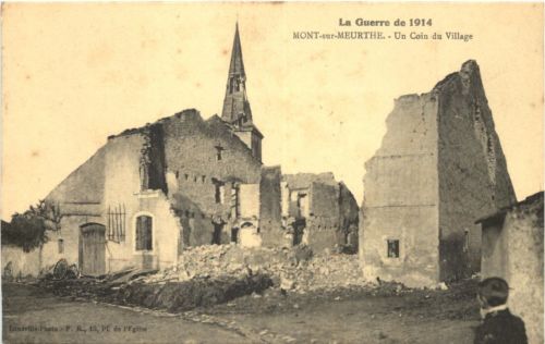 WW1 - Mont sur Meurthe