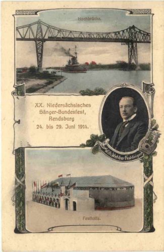 XX. Niedersächsisches Sänger Bundesfest Rendsburg 1914