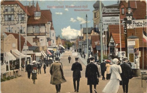 Westerland auf Sylt - Strandstrasse - Feldpost