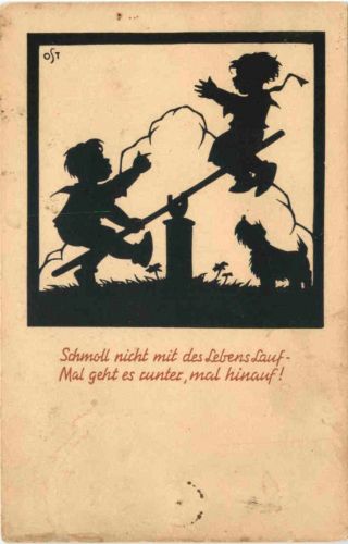 Scherenschnitt - Lebenslauf