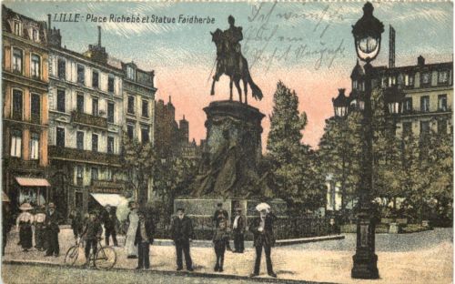 Lille - Place Richebe - Feldpost