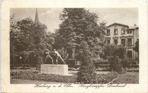 Harburg - Ringkämpfer Denkmal