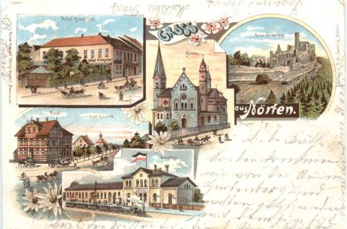 Gruss aus Nörten - Litho