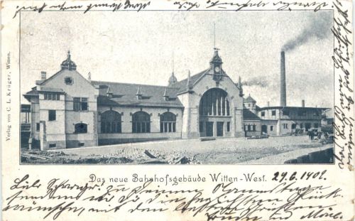 Witten - Das neue Bahnhofsgebäude