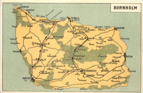 Bornholm - Map