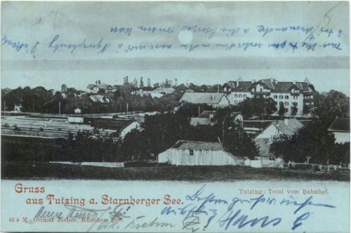 Gruss aus Tutzing - Litho