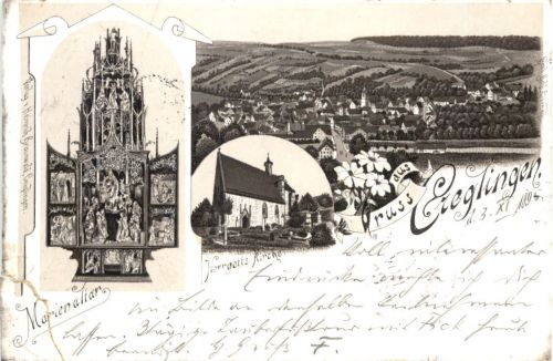 Gruss aus Creglingen - Vorläufer
