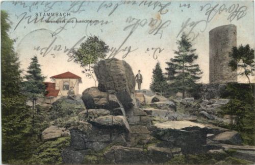 Stammbach - Vereinshaus und Aussichtsturm