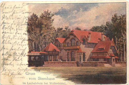 Gruss vom Sternhaus im Lechelnholz bei Wolfenbüttel