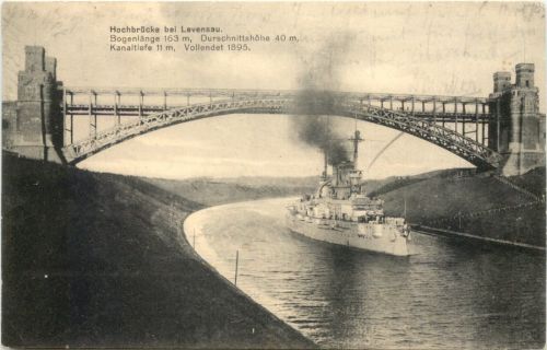 Hochbrücke bei Levensau