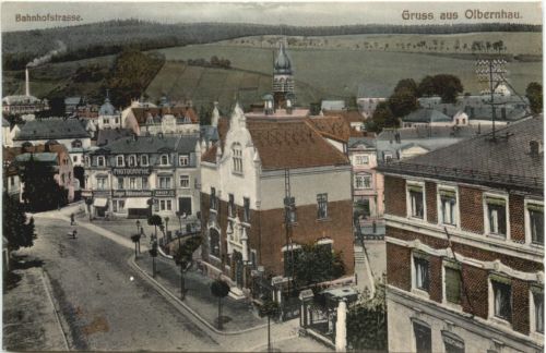 Gruss aus Olbernhau - Bahnhofstrasse