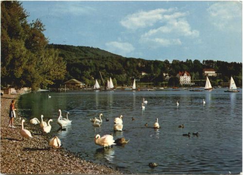 Herrsching am Ammersee, Blick vom Dampfersteg